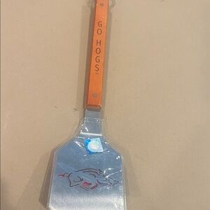 Go Hogs Silver and Orange Fish Spatula